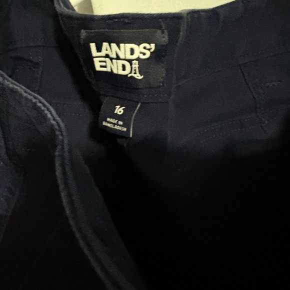 Lands' End Women's High Rise Chino Utility Straight Leg Pants size 16 lot of 2 - Picture 2 of 3